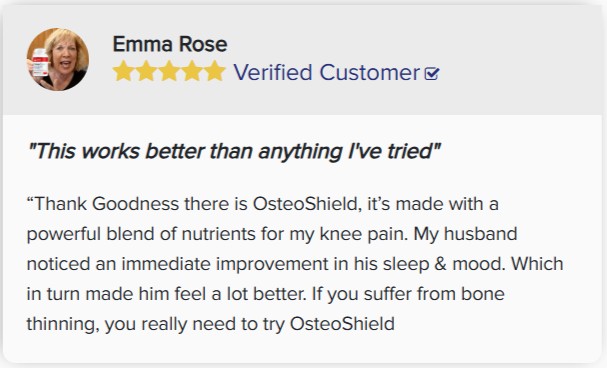 OsteoShield customer reviews