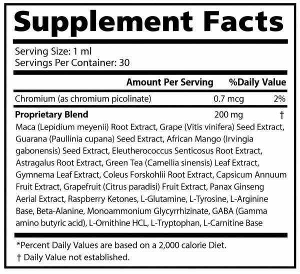 Payarmin Supplement Facts